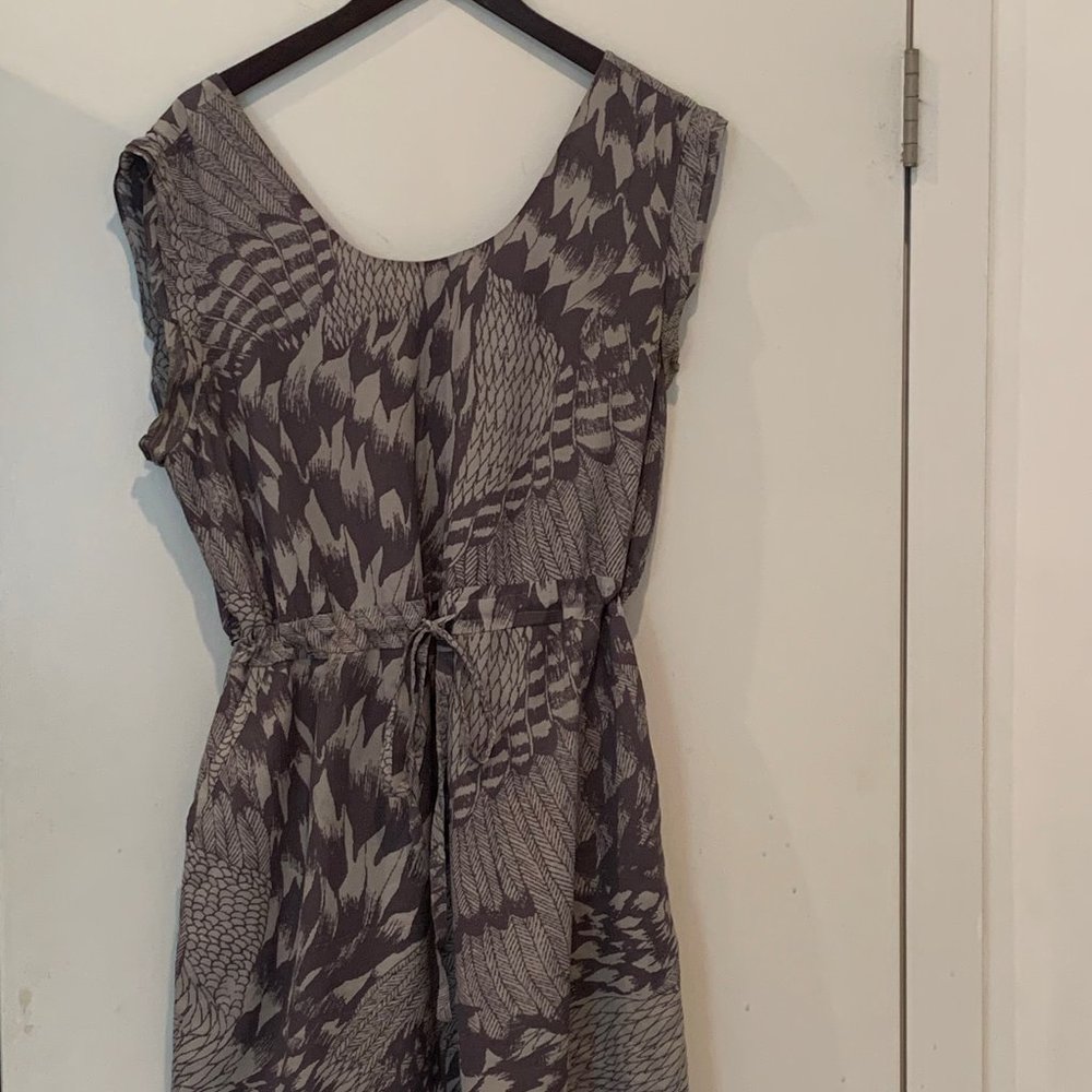 Banana Republic Heritage Feather Print Dress